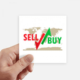 thumbnail image 1 of Increase Sales Decrease Profit Loss Sticker Square Waterproof Stickers Wallpaper Car Decal, 1 of 1