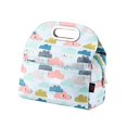 thumbnail image 2 of Bolso de mano para mamá, bolsa térmica portátil multiusos de 5V 2.1A, bolsa térmica para leche, bolsa de Picnic, mochila para pañales para el hogar, estilo A, 2 of 8