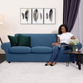 thumbnail image 2 of CHUN YI Housse de Canapé avec Housse de Coussin Séparée Extensible à Carreaux, 2 of 7