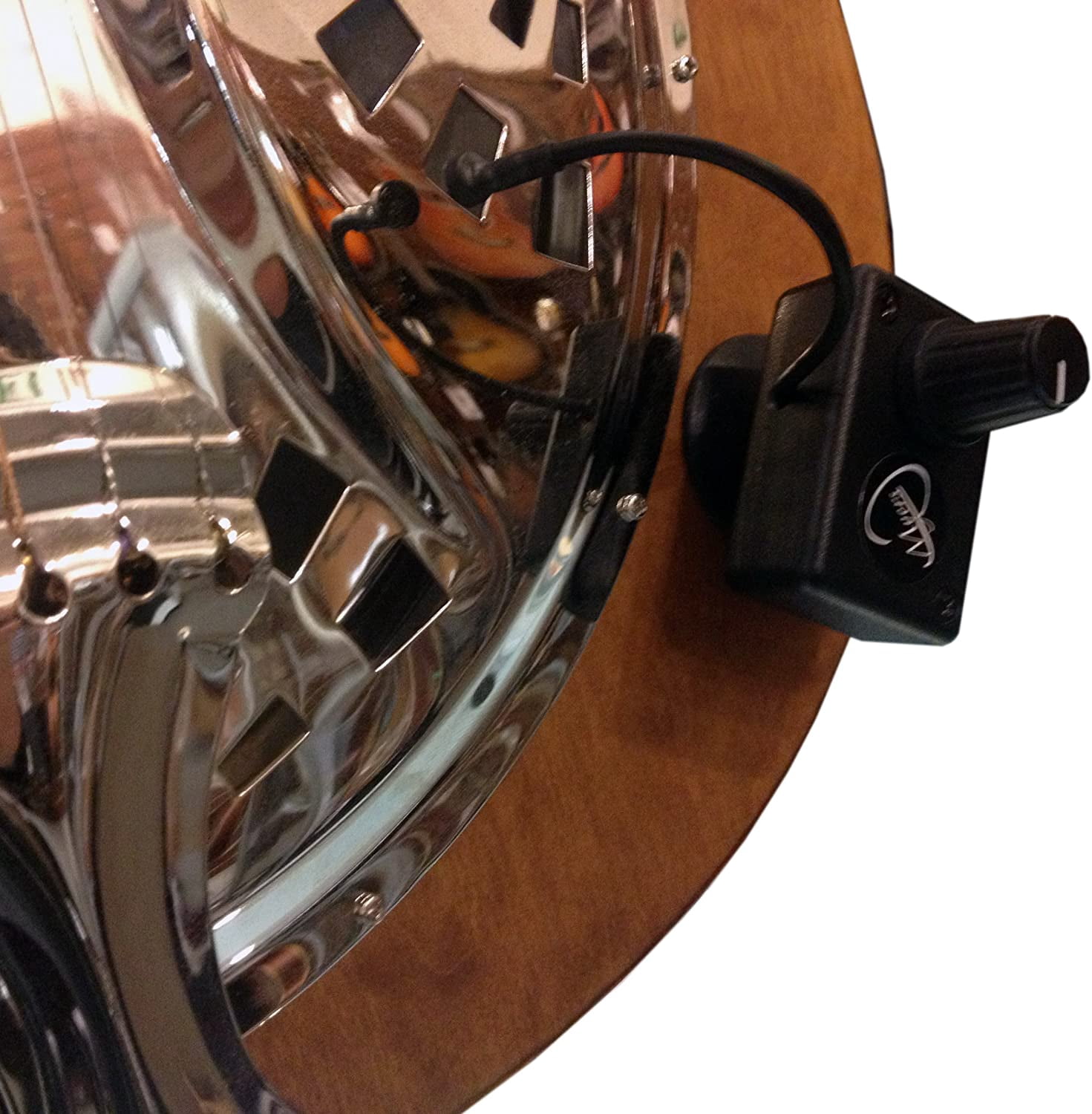 Resonator Guitar Microphone with Flexible Micro-Gooseneck by Myers Pickups
