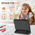 thumbnail image 4 of AVAWO Kids Case for Samsung Galaxy Tab A11+ Plus/A9+ Plus 11-inch 2026/2023, with Built-in Screen Protector, Light Weight Shock Proof Handle Stand Kids Friendly Cover,Black, 4 of 10