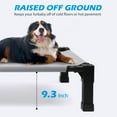 thumbnail image 3 of Heeyoo Elevated Dog Bed, Cooling Raised Pet Cot with Chew Proof Washable Breathable Mesh and Metal Frame, Portable Dog Cot Bed with No-Slip Feet for Outdoor or Indoor Use, 3 of 5