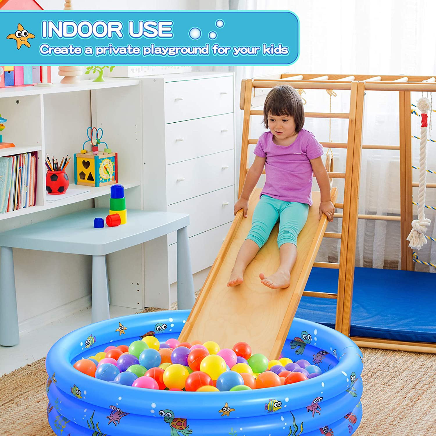 Garden Round Inflatable Baby Swimming Pool Portable Children Little Pump Pool 