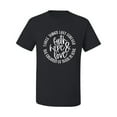 thumbnail image 2 of Wild Bobby, Faith Hope & Love Three Things That Last Forever Inspirational/Christian Men Graphic Tee, Black, 4X-Large, 2 of 6