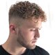 thumbnail image 1 of Lishy Curly Men Toupee Sistemas de reemplazo de cabello humano para hombres Postizo 20MM Curl Todo con bucle en V Pelucas de PU de piel completa 10x8 pulgadas # 18 Rubio oscuro Color marrón, 1 of 5