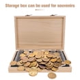 thumbnail image 3 of OFFIGAM Wooden Coin Storage Organizer with Adjustable Eva Rings and Secure Bronze Lock for Collectibles, 3 of 6