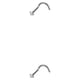 thumbnail image 1 of Sonducket Girls Nose Studs Decorations Young Girls Dressing Facial Body Ornament Simple Decor Stainless Style Steel Gift Blanco2 2Conjunto, 1 of 6