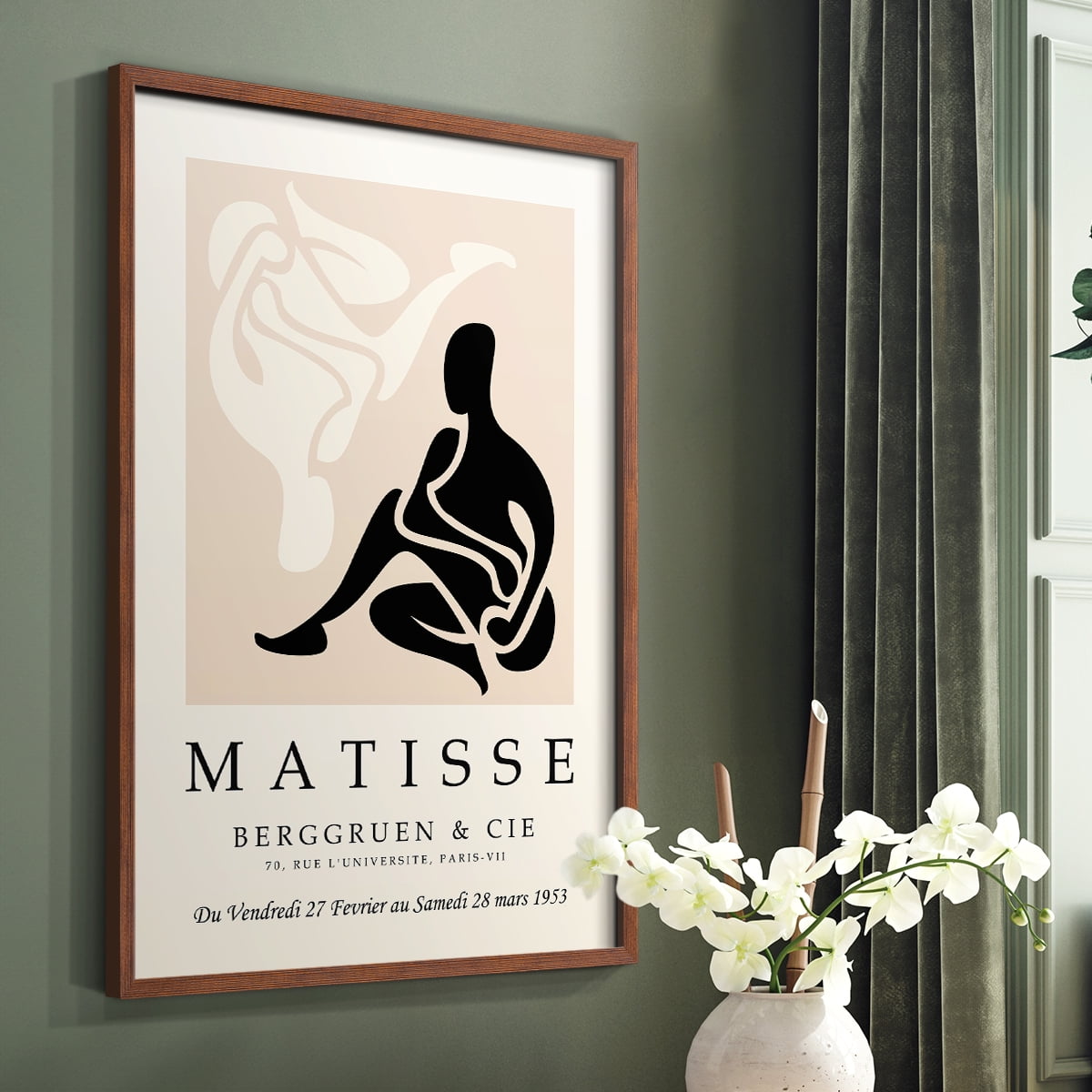 Matisse XLV Framed Print - Solid Wood
