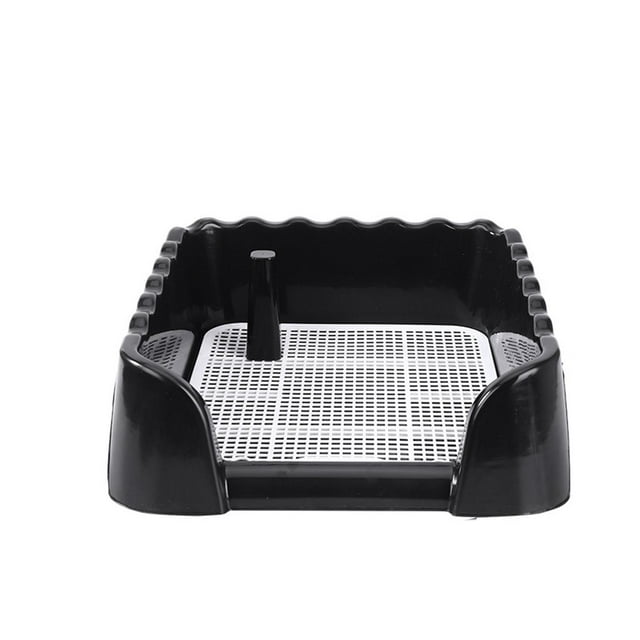 l para perros, bandeja de arena para cachorros, herramienta de limpieza interior, l para mascotas, entrenador para ir al baño 50cmx40cmx15cm jinwen Inodoro con bandeja de arena