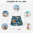 thumbnail image 6 of Ttyddzy (3-14 years) One-Piece Boys' Swim Board Shorts with Lining for Beach and Home Use, Turtle M, 6 of 8