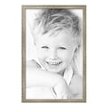 thumbnail image 2 of ArtToFrames 18" x 28" Silver Compo Dark Wash Picture Frame, 18x28 inch Silver Wood Poster Frame (WOM-5227),  Pack, 2 of 7