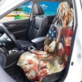 thumbnail image 2 of Garronmavis Front Car Seat Towel Cover, Sweat & Stain Resistant Breathable Non-Slip Waterproof, for Gym Workout Beach Hiking Running, Universal Fit for Cars SUV Trucks Sedan Van, 2 of 8