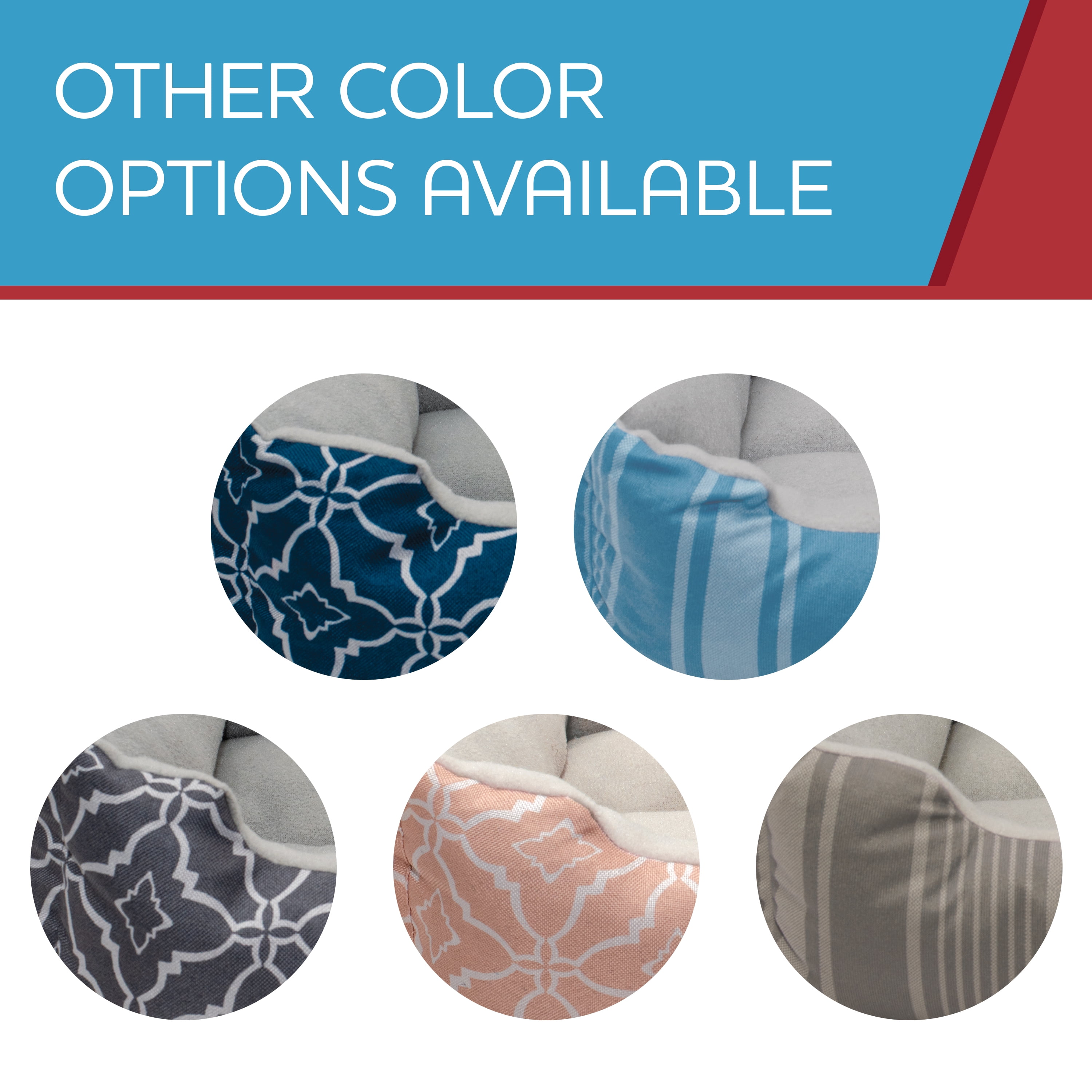 Vibrant Life Small Cuddler - Blue Stripe
