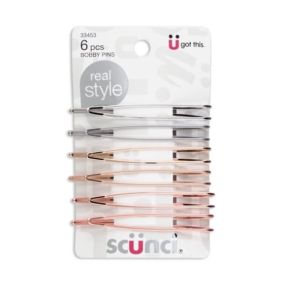 OPEN CNTR METAL BOBBY PINS 6PK