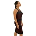 thumbnail image 6 of Red Black Polka Dots Racerback Dress Party Dress Cocktail Evening Dress, 6 of 6