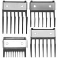 thumbnail image 3 of 4Pcs Clipper Guards Attachments Professional Hair Guides Plastic Combs Stainless Steel Clipper Guards, 3 of 6