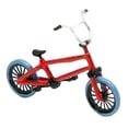 thumbnail image 2 of Modelo de bicicleta modelo de vehículos, juguete de bicicleta, oficina en casa, figuras en miniatura, decoración de escritorio de arte, escultura , ROJO CUTICAT Mini bicicleta realista, 2 of 7