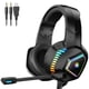 thumbnail image 1 of Cshidworld Audífonos para Juegos, Audífonos con Cable para Juegos para Ps4, Ps5, Xbox con Sonido Envolvente 7.1, con Micrófono con Cancelación de Ruido y Luz RGB, Audífonos sobre la Oreja para Xbox S, 1 of 7