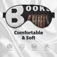thumbnail image 3 of Goofa Books1 Printed Sleep Eye Mask for Men Women, Zero Eye Pressure Sleeping Mask, Light Blocking Night Blindfold, Soft Eye Shade Cover, 3 of 7