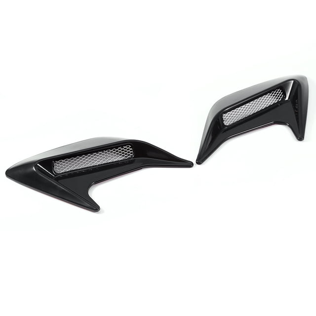 Air Flow Vent Hood, 2x Car Decorative Air Scoop Flow Intake Hood Vent Bonnet Universal DIY Style