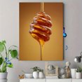 thumbnail image 4 of Golden Honey Drizzle Canvas Print, Perfect for Kitchen, Dining Room, Cafe, Restaurant, Bar Decor, 4 of 8