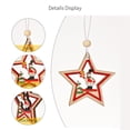 thumbnail image 4 of Adornos Navideños Con Cuerda Colgante, Juego De Colgantes De Madera Con Temática Navideña, Decoración Colgante Para Interiores Para El Hogar, Árbol De Navidad 12 Uds. Sweethay HA025839-01, 4 of 7
