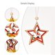 thumbnail image 4 of Adornos Navideños Con Cuerda Colgante, Juego De Colgantes De Madera Con Temática Navideña, Decoración Colgante Para Interiores Para El Hogar, Árbol De Navidad 12 Uds. Advancent HA025839-01, 4 of 7