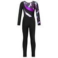 thumbnail image 3 of iixpin Kids Girls Ballet Dance Biketard Long Sleeve Gymnastic Leotard Skating Jumpsuit Bodysuit with Leggings Set Pegasus 8, 3 of 7