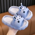thumbnail image 2 of adviicd House Slippers for Kids Kids Cloud Slides Girls Boys Slip On Slide Sandals Comfort Non-Slip Thick Sole Slippers Summer Shower Shoes Pool Beach Water Shoes (Grey,3), 2 of 5