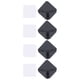 thumbnail image 1 of 4 soportes para cables de alimentación NoPunch, para pared, color negro, 1 of 14