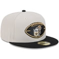 thumbnail image 3 of Men's New Era Stone/Black New Orleans Saints 2024 Sideline Historic 59FIFTY Fitted Hat, 3 of 5