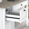 thumbnail image 5 of Kingfisher Lane 54W Desk with Drawers & Organizer - Shiplap Gray / White, 5 of 7