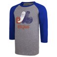 thumbnail image 1 of Men's Montreal Expos MLB Distressed Imprint '47 Club Raglan - Taille TTG, 1 of 1