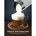 thumbnail image 4 of Milk Frother and Steamer, Paris Rhône 4-in-1 Milk Frother,Electric Milk Frother Hot& Cold Foam Temperature Control, Auto Shut-Off Frother for Coffee Latte, 4 of 6