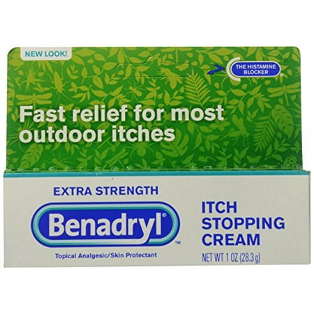 6 Pack - Benadryl Extra Strength Anti-Itch Cream - 1 oz. (Best Anti Allergy Medicine)