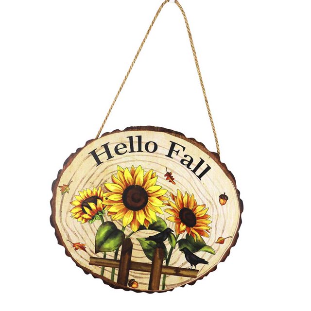 Billuyoard Entrada jardín país cosecha puerta signos interesante Pascua llamativa placa Festival Acción de Gracias tablero de bienvenida Kits de decoración para fiestas JM00945 Billuyoard HA063878-03