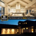 thumbnail image 4 of NuWatt 3 in. Canless Gimbal Ultra Slim 5CCT 8W New Construction LED Recessed Lighting Kit 16PK, 4 of 9