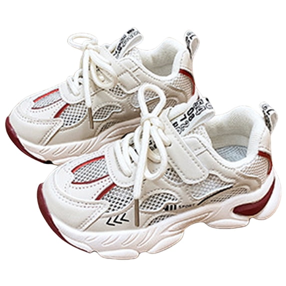 VOUZZA Outdoor Casual Running Kids Mesh Sneakers, Lightweight Non-Slip Cushioned Sole Dad Shoes, Sport Athletic Shoes for Girls
