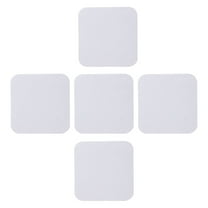 PBPBOX 5Pcs White Pearlite Film Sublimation Blanks for Fridge and DIY Craft Supplies