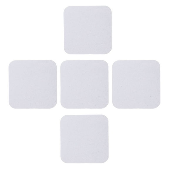 PBPBOX 5Pcs White Pearlite Film Sublimation Blanks for Fridge and DIY Craft Supplies