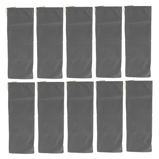 Flood Sandbags, Professional Empty Rain Proof Drawstring Flood Control Sandbags with Elastic Band, Strong and , Reusable, Large Rain, Flood, and Hurricane Barriers At House