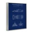 thumbnail image 4 of Stupell Industries Race Car Blueprint Transportation Painting Gray Framed Art Print Wall Art, 24 x 30, 4 of 10