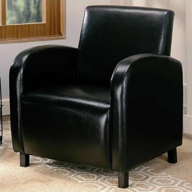 Coaster Accent Simili Cuir Club Fauteuil en Marron