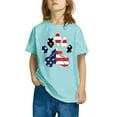 thumbnail image 5 of CFLVAEK 4th of July Patriotic Indenpendence Day T Shirts for Kids American Flag Graphic Tees Comfy Short Sleeve Round Neck Cotton Tops 3 Years, 5 of 7