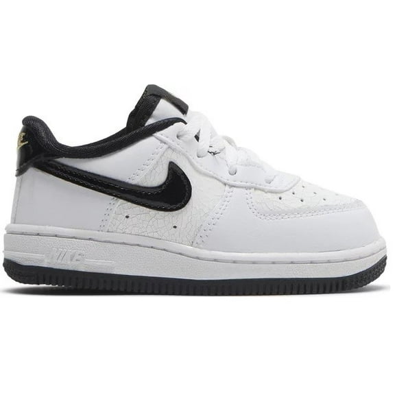 Toddler's Nike Air Force 1 LV8 White/Black-Pure Platinum (DQ0550 100) - 10