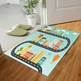 thumbnail image 3 of Isvgxsz Kids Rug Car Rugs Play Mat Carpet for Kids Toy Cars for Playroom Classroom Kids Room, Educational Area Rugs with Non-Slip Road Traffic Floor Rug Mats, Ideal Gift for Nursery Children Boy Girl, 3 of 4