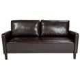 thumbnail image 5 of Flash Furniture Washington Park Upholstered Sofa in Brown LeatherSoft, 5 of 5