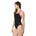 thumbnail image 3 of Traje de Baño Enterizo Speedo Flyback Negro Rosa Talle 32, 3 of 3