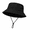 black, variant on Unisex Surf Bucket Hat, Over 99% UV Blocking Quick-Dry Water-Resistant Sun Hat with Reinforced Snap Strap, Foldable Packable Hat for Fishing Hiking Travel.