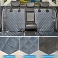 thumbnail image 3 of ANOSOSPECIAL Funda para asiento de coche para perros para asiento trasero para niños Protector de asiento de coche ISOFIX para perros Antideslizante Resistente al agua Durable Ajuste universal Funda p, 3 of 5